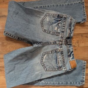 Aeropostale Faded Blue Boot Cut Jeans Size 7/8 Lonz
